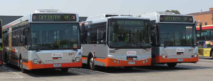 Transdev Melbourne SmartBus Mercedes O405NH Custom 550 718 & 717 plus MAN 16.220 Designline Orbiter 568